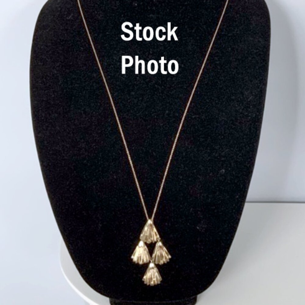 Alexis Bittar | Metallic Lucite Swarovski Crystal Accented Tiered Fan Pendant Ne